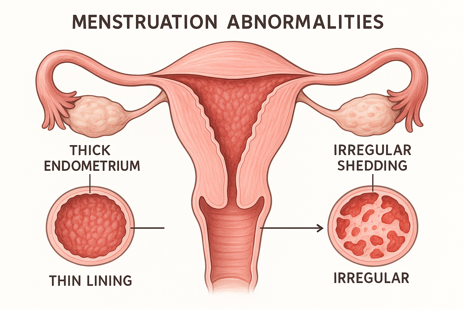 Just the uterus is fine